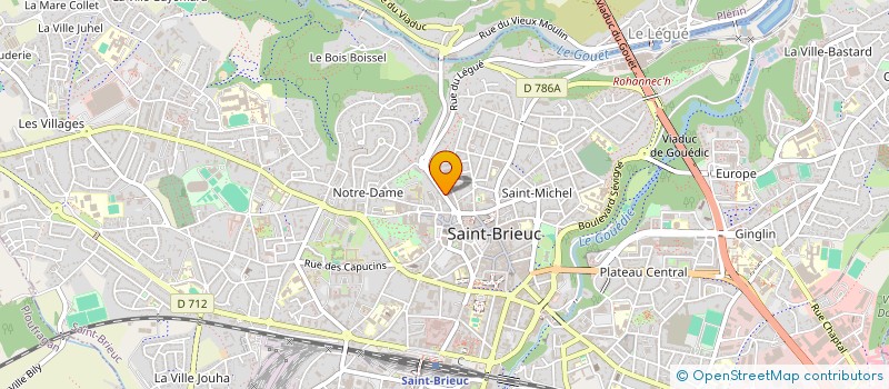 localisation de l'entreprise MADAME ANGELIQUE OLIVON à SAINT-BRIEUC
