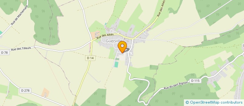 localisation de l'entreprise MADAME ANGELIQUE ORQUIN  GUERVILLE