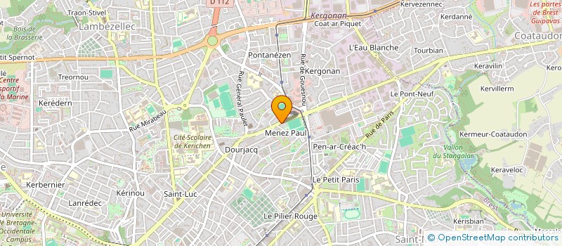 localisation de l'entreprise MADAME ANGELIQUE PAILLARD à BREST
