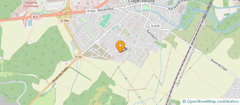 localisation de l'entreprise MADAME ANGELIQUE PAISANT  CLAYE-SOUILLY