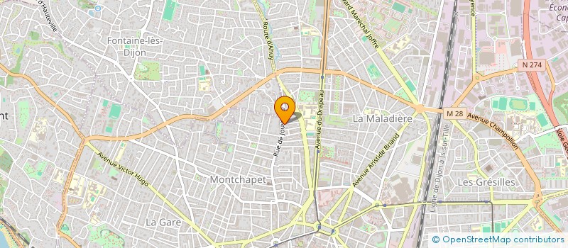 localisation de l'entreprise MADAME ANGELIQUE PAJARD  DIJON