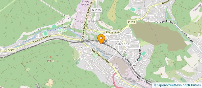 localisation de l'entreprise MADAME ANGELIQUE PAMLARD  NILVANGE