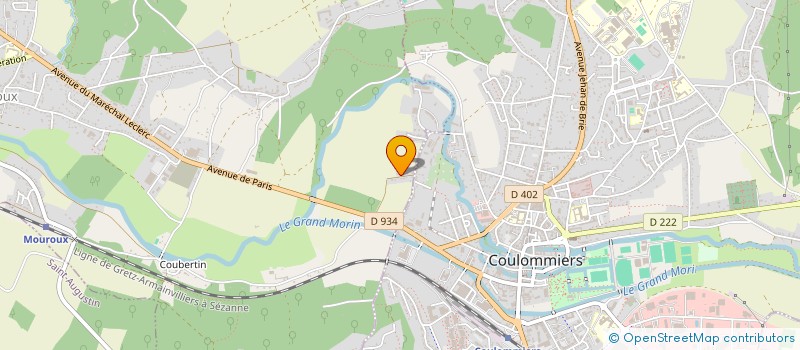 localisation de l'entreprise MADAME ANGELIQUE PAQUET  MOUROUX