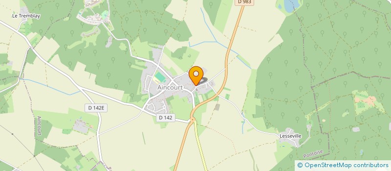 localisation de l'entreprise MADAME ANGELIQUE PARENT  AINCOURT