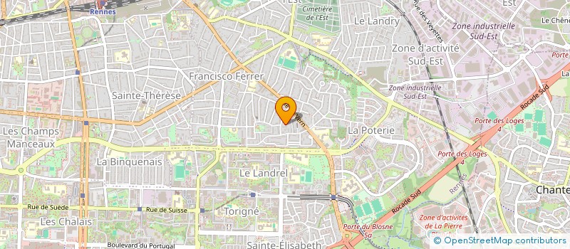localisation de l'entreprise MADAME ANGELIQUE PASSOS  RENNES