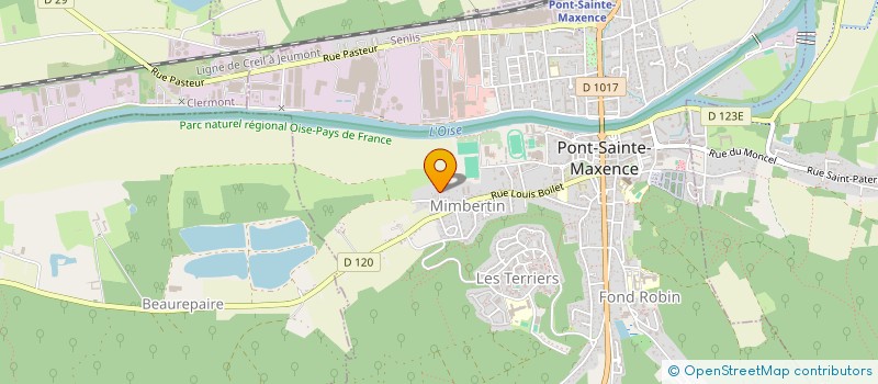 localisation de l'entreprise MADAME ANGELIQUE PATRICIO FERREIRA  PONT-SAINTE-MAXENCE