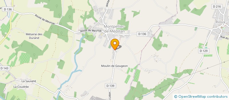 localisation de l'entreprise MADAME ANGELIQUE PATRY  MONTPELLIER-DE-MEDILLAN