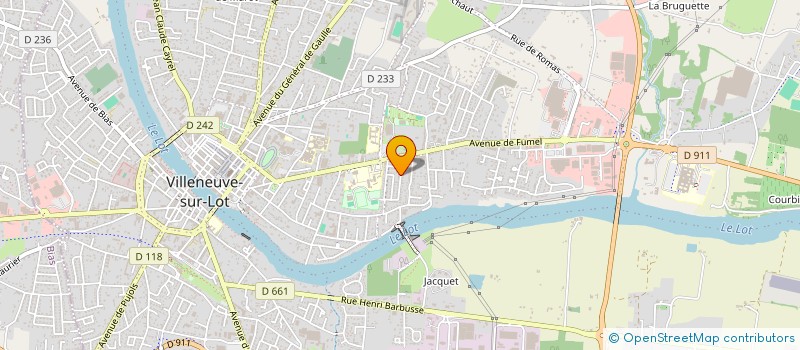 localisation de l'entreprise MADAME ANGELIQUE PAUL  VILLENEUVE-SUR-LOT