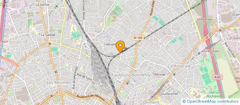 localisation de l'entreprise MADAME ANGELIQUE PECOUL à TOULOUSE