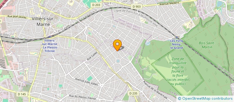 localisation de l'entreprise MADAME ANGELIQUE PEDUCASSE  PLESSIS TREVISE