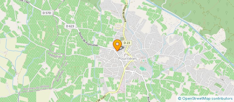 localisation de l'entreprise MADAME ANGELIQUE PERISE à POURRIERES