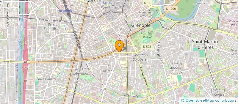 localisation de l'entreprise MADAME ANGELIQUE PERRAUX  GRENOBLE