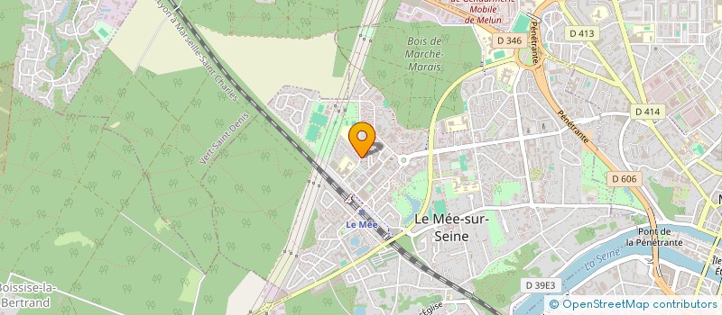 localisation de l'entreprise MADAME ANGELIQUE PERRET-GENTIL  LE MEE-SUR-SEINE