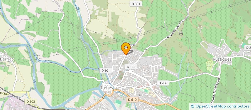 localisation de l'entreprise MADAME ANGELIQUE PERRUTEL  TREBES