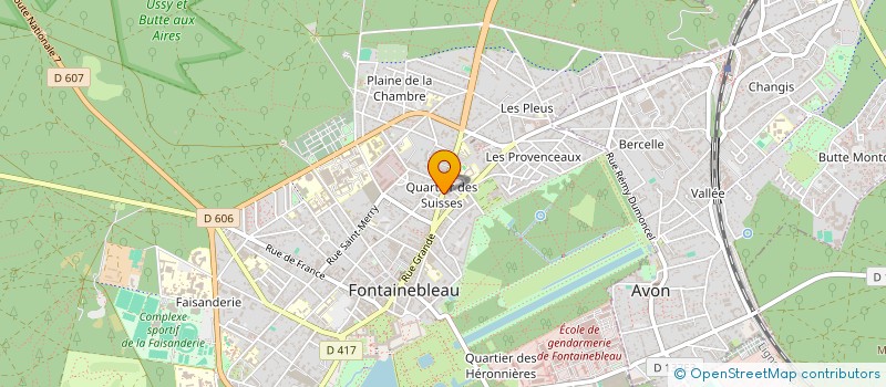localisation de l'entreprise MADAME ANGELIQUE PESCAY à FONTAINEBLEAU