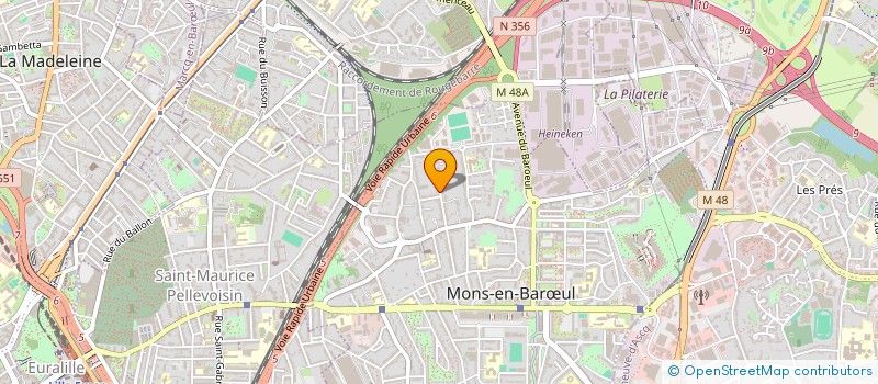 localisation de l'entreprise MADAME ANGELIQUE PETAIN  MONS-EN-BARUL