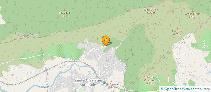 localisation de l'entreprise MADAME ANGELIQUE PETIT  SAINTE-ANASTASIE-SUR-ISSOLE