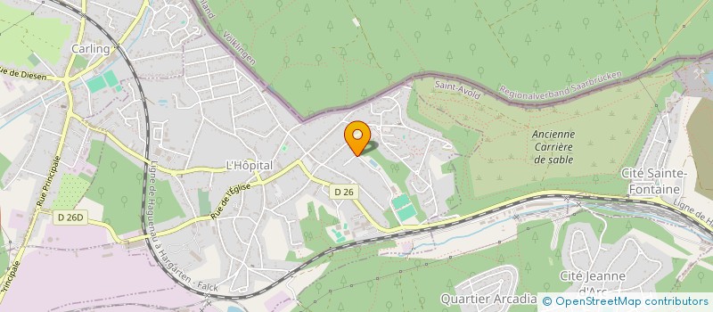 localisation de l'entreprise MADAME ANGELIQUE PIERRE  L'HOPITAL