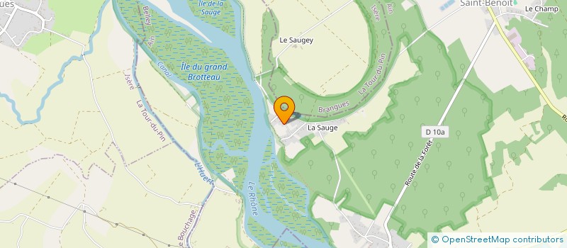 localisation de l'entreprise MADAME ANGELIQUE PILAUD  GROSLEE-SAINT-BENOIT