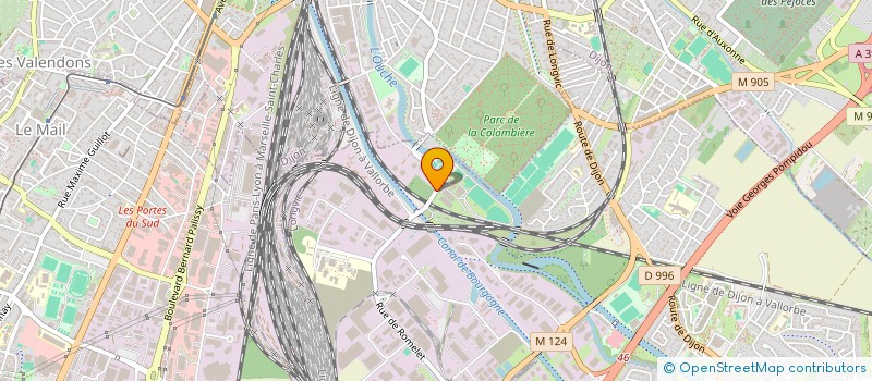 localisation de l'entreprise MADAME ANGELIQUE PINEL  LONGVIC