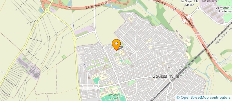 localisation de l'entreprise MADAME ANGELIQUE PINOL  GOUSSAINVILLE