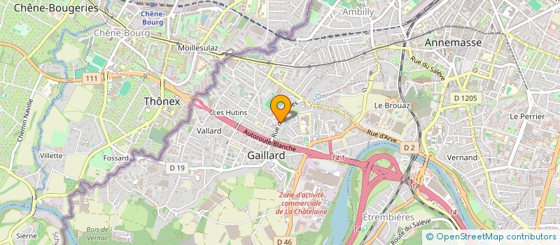 localisation de l'entreprise MADAME ANGELIQUE PIZZOFERRATO  GAILLARD