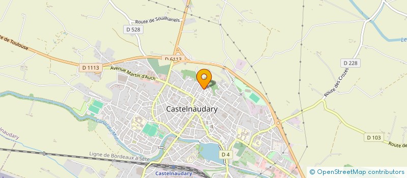 localisation de l'entreprise MADAME ANGELIQUE PLANQUES  CASTELNAUDARY