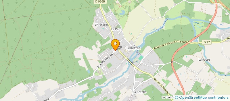 localisation de l'entreprise MADAME ANGELIQUE PLU à CELLETTES