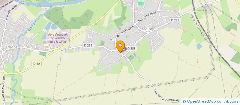 localisation de l'entreprise MADAME ANGELIQUE PLUCHARD  MAING