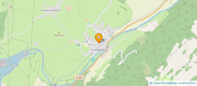 localisation de l'entreprise MADAME ANGELIQUE POURCHET  DOUBS