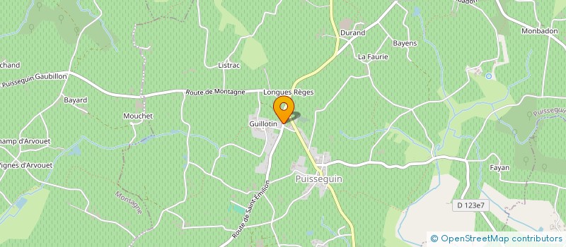 localisation de l'entreprise MADAME ANGELIQUE POUVY  PUISSEGUIN