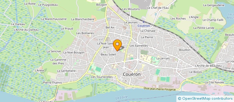 localisation de l'entreprise MADAME ANGELIQUE PREVOT à COUERON