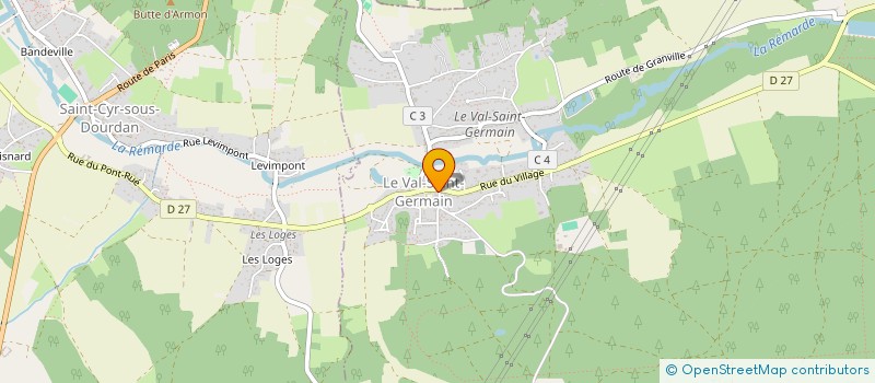 localisation de l'entreprise MADAME ANGELIQUE PRINCE  LE VAL-SAINT-GERMAIN