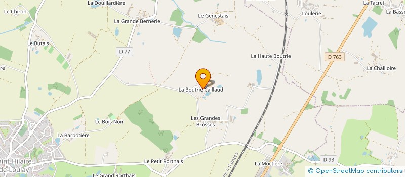localisation de l'entreprise MADAME ANGELIQUE PROTEAU à MONTAIGU-VENDEE
