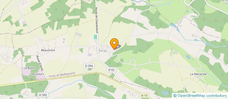 localisation de l'entreprise MADAME ANGELIQUE PROVOST à YVRAC-ET-MALLEYRAND