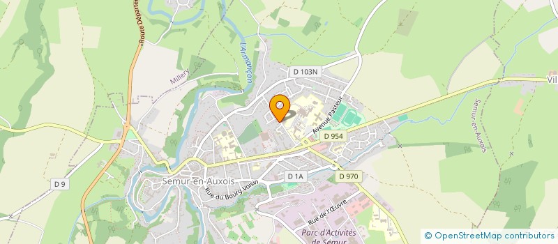 localisation de l'entreprise MADAME ANGELIQUE PYLYP  SEMUR-EN-AUXOIS