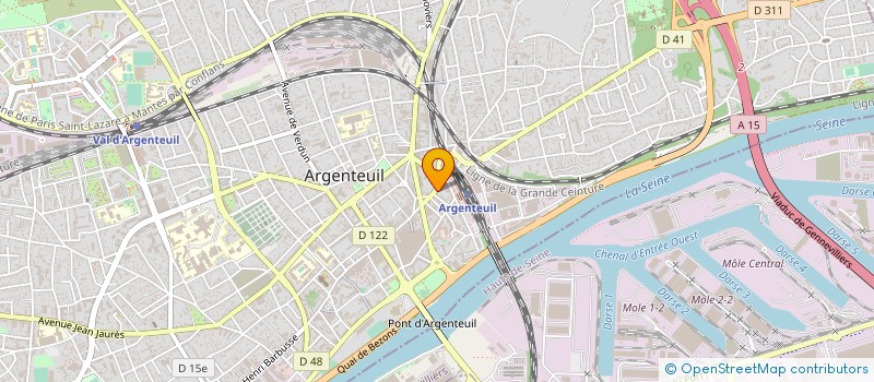 localisation de l'entreprise MADAME ANGELIQUE QUEIROS  ARGENTEUIL