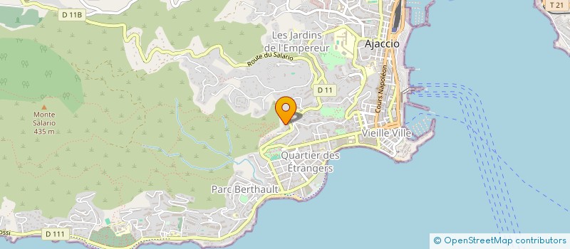 localisation de l'entreprise MADAME ANGELIQUE QUERCIOLI à AJACCIO