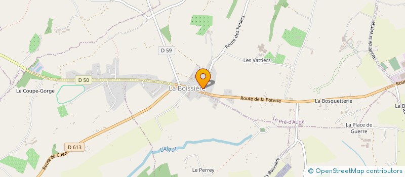 localisation de l'entreprise MADAME ANGELIQUE QUETIER  LE PRE-D'AUGE