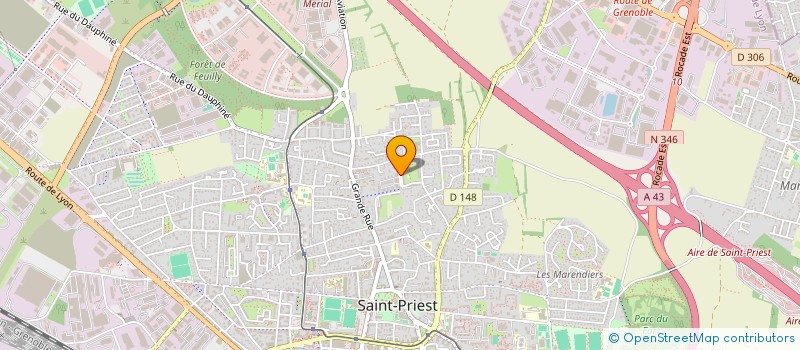 localisation de l'entreprise MADAME ANGELIQUE QUINTAS  ST PRIEST