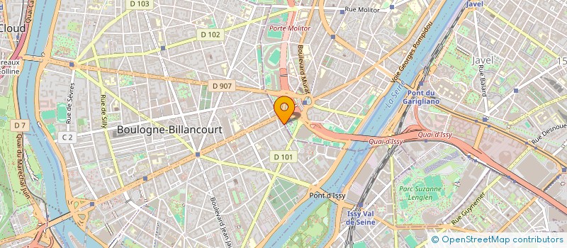 localisation de l'entreprise MADAME ANGELIQUE RABOUTET à BOULOGNE-BILLANCOURT