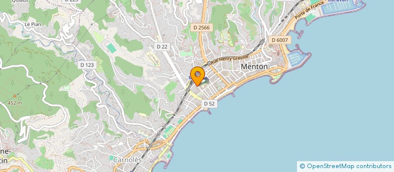 localisation de l'entreprise MADAME ANGELIQUE RACZ à MENTON