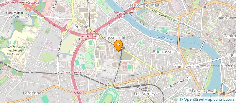 localisation de l'entreprise MADAME ANGELIQUE RAFFIN à TOULOUSE