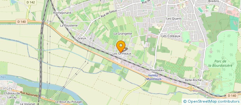 localisation de l'entreprise MADAME ANGELIQUE RAGOT  MONTLOUIS-SUR-LOIRE