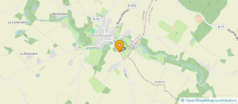 localisation de l'entreprise MADAME ANGELIQUE RAMAUGE  MONTHODON