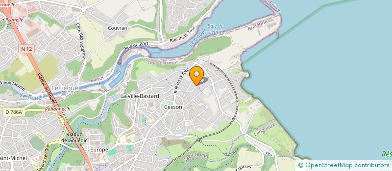 localisation de l'entreprise MADAME ANGELIQUE RASEZ à SAINT-BRIEUC