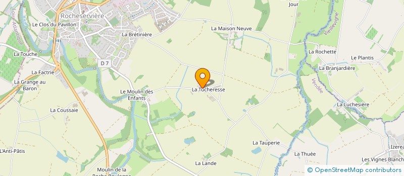 localisation de l'entreprise MADAME ANGELIQUE RATHUILE  ROCHESERVIERE