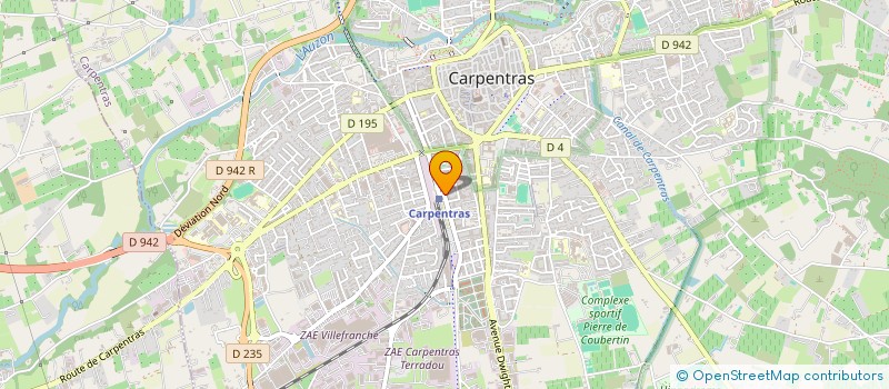 localisation de l'entreprise MADAME ANGELIQUE RAYA à CARPENTRAS