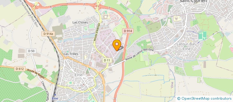 localisation de l'entreprise MADAME ANGELIQUE REBEYROL  LE BARCARES