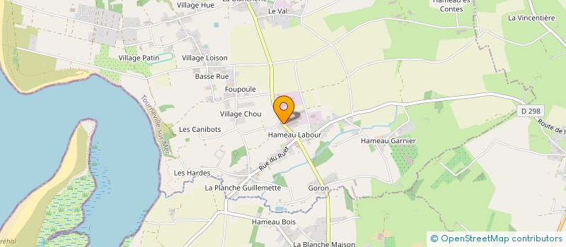 localisation de l'entreprise MADAME ANGELIQUE REBILLON à TOURNEVILLE-SUR-MER